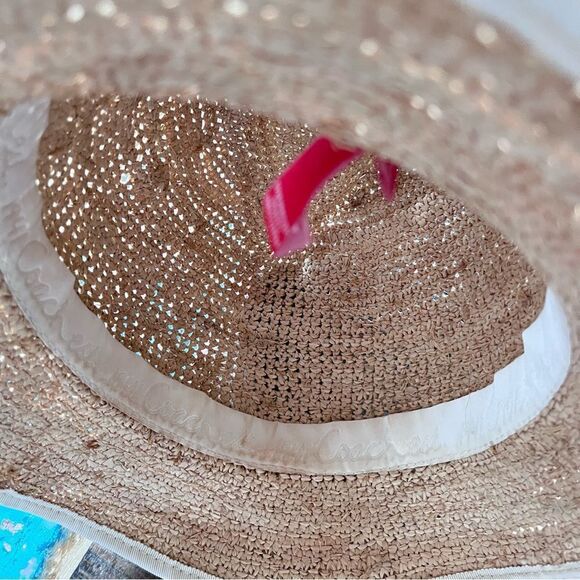 Coach Poppy Straw Raffia Fedora Hat - Picture 6 of 7